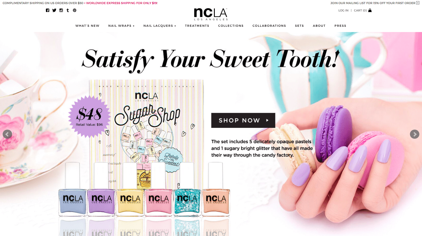 ncLA beauty store