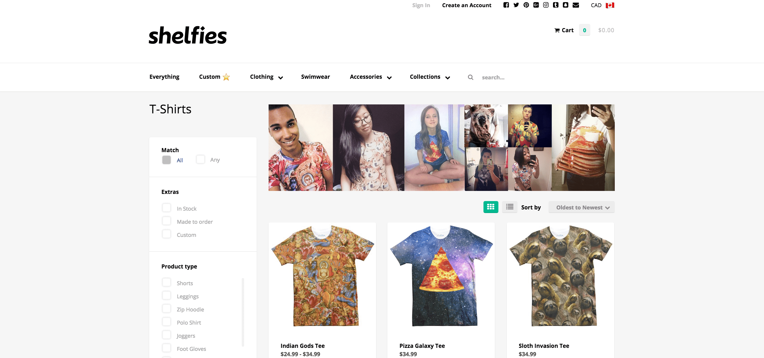 Shopify's 5 Trendiest T-Shirt Stores