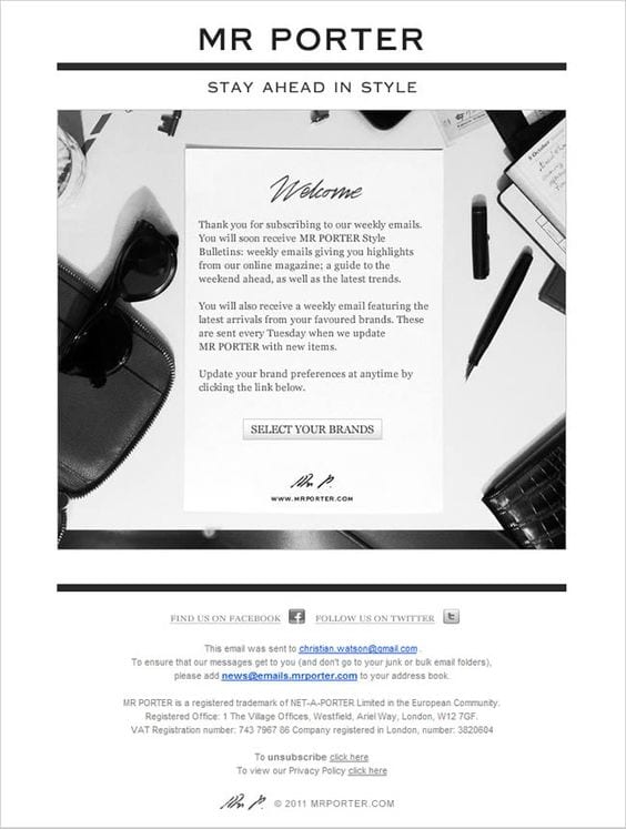 7 of the Best Fashion Email Examples You Can't Ignore