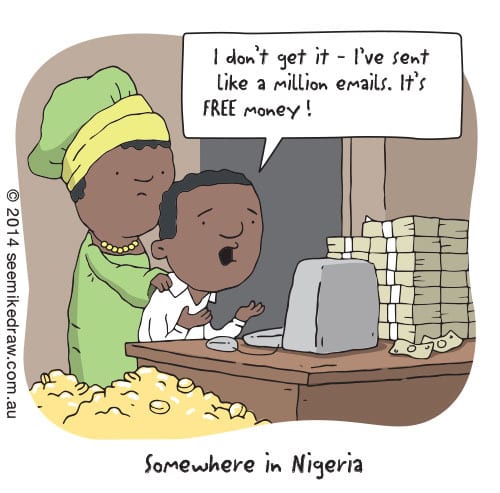 Nigerian prince jokes