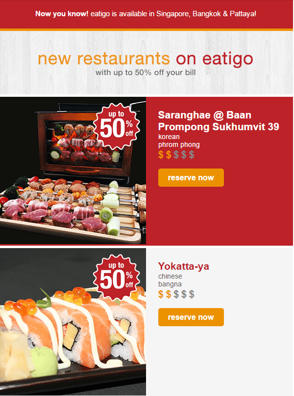 eatigo email example