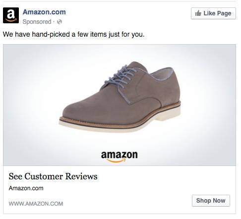 Facebook Personalized Product Ad