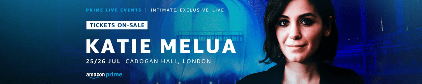 amazon prime live events music concert katie melua reward system exclusive offer