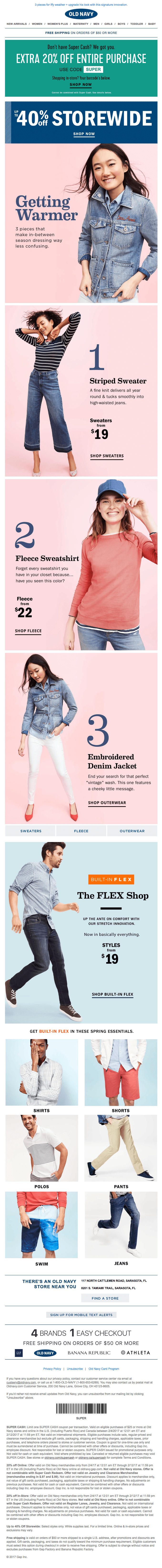 old navy email