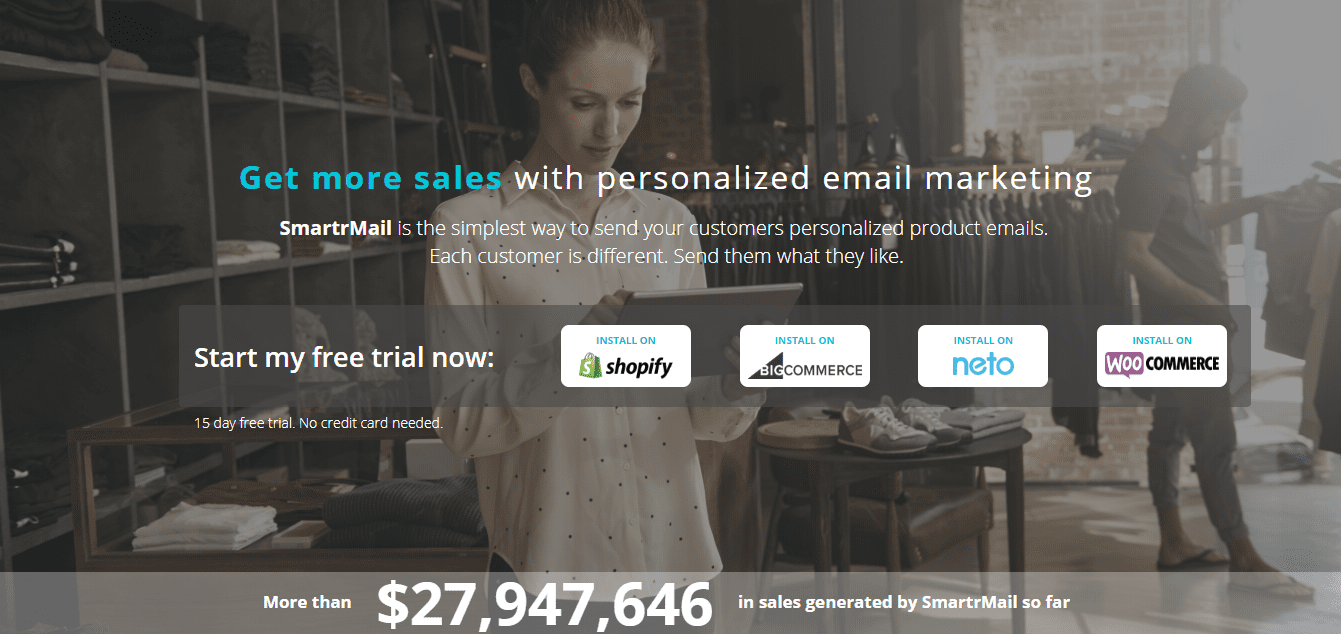 Get more sales with SmartrMail