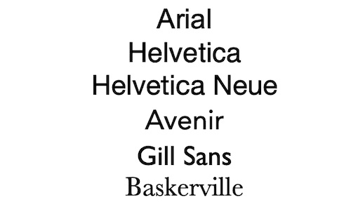 List of professional fonts