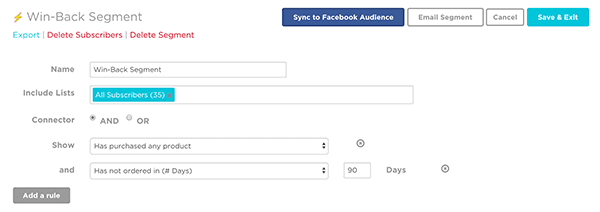 Facebook Custom Audience Integration