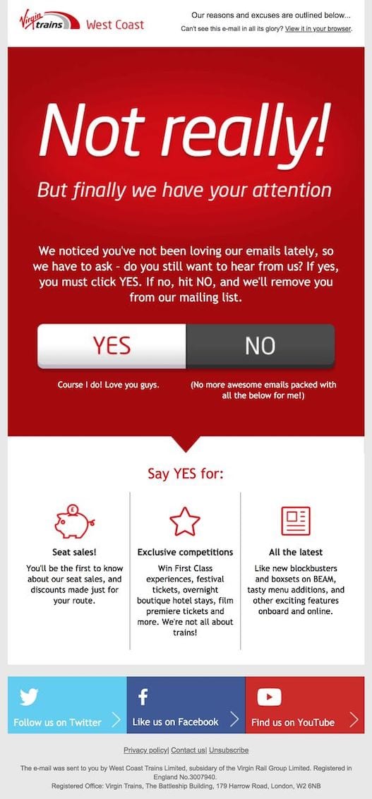 virgin trains reactivation email