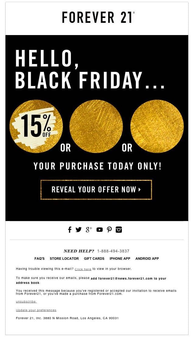 The 10 Best Black Friday Email Examples