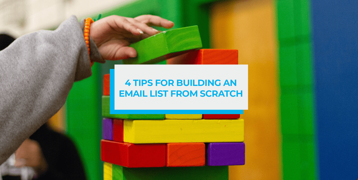 building an email list from scratch header image