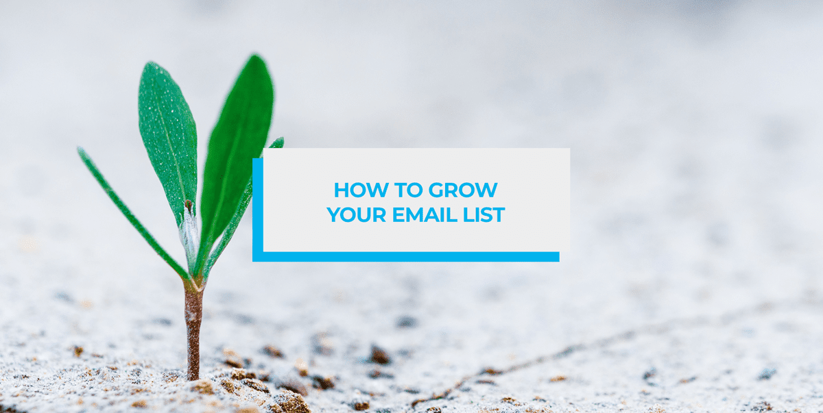 how to grow your email list header image