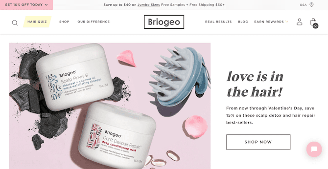 briogeo homepage