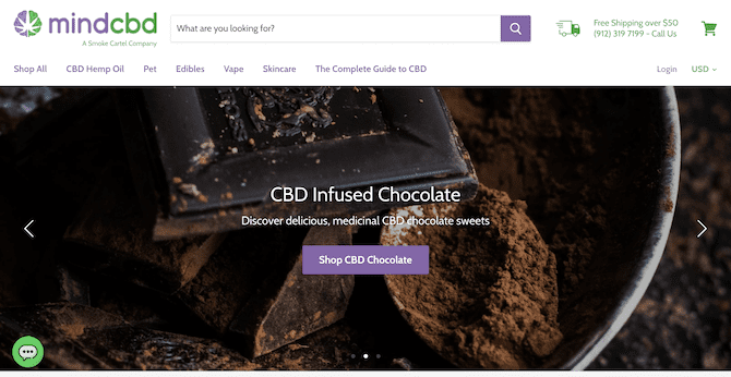 mind cbd shopify store