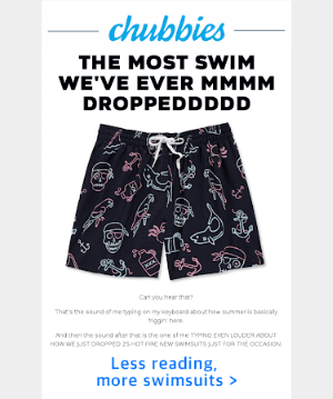 Shorts email outlet