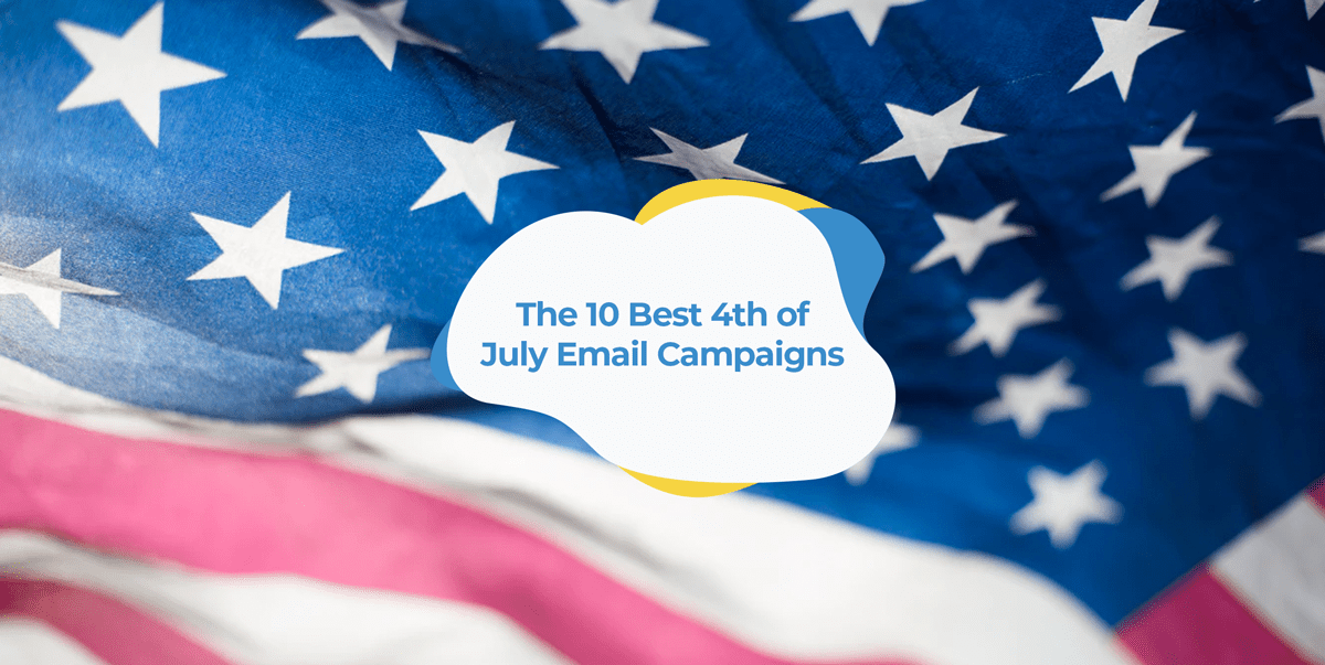 4th of july email examples header image