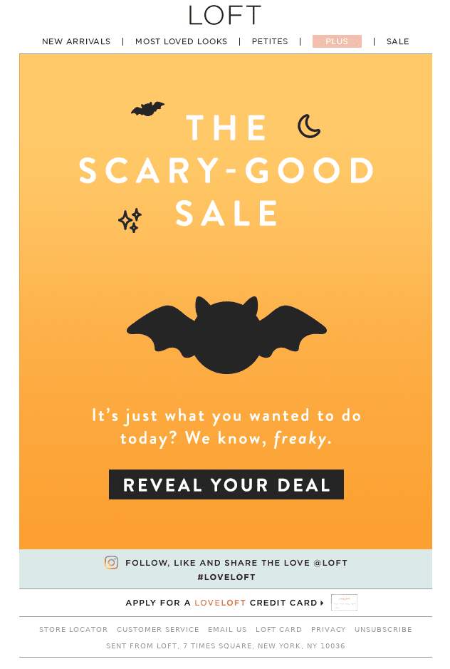 Halloween Horror VR Games Sale Email Template