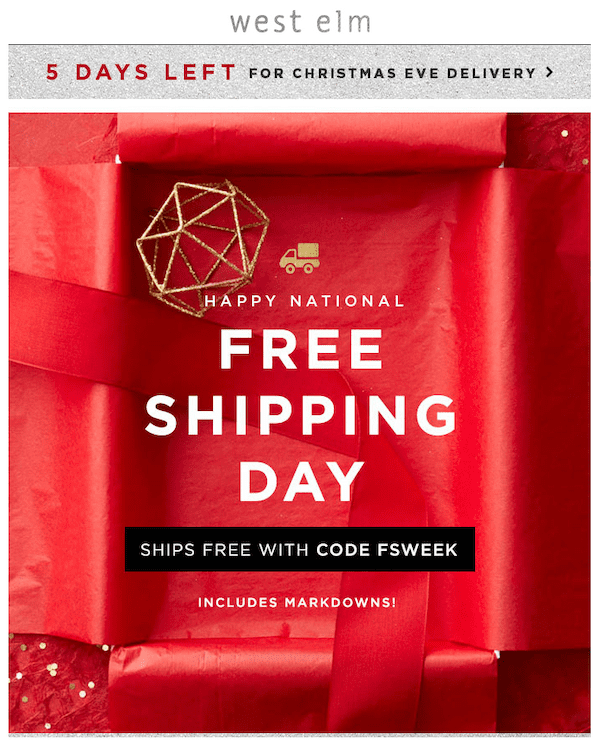 FREE  Day delivery