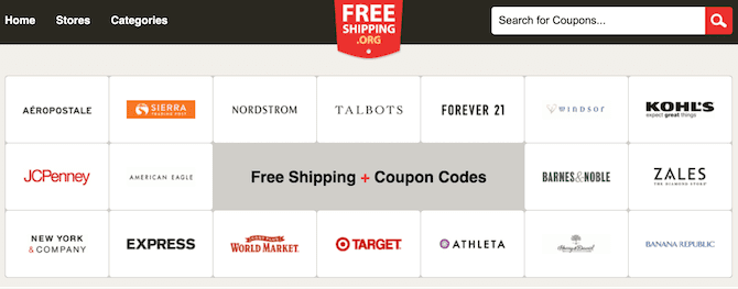 Free shipping code outlet 2020