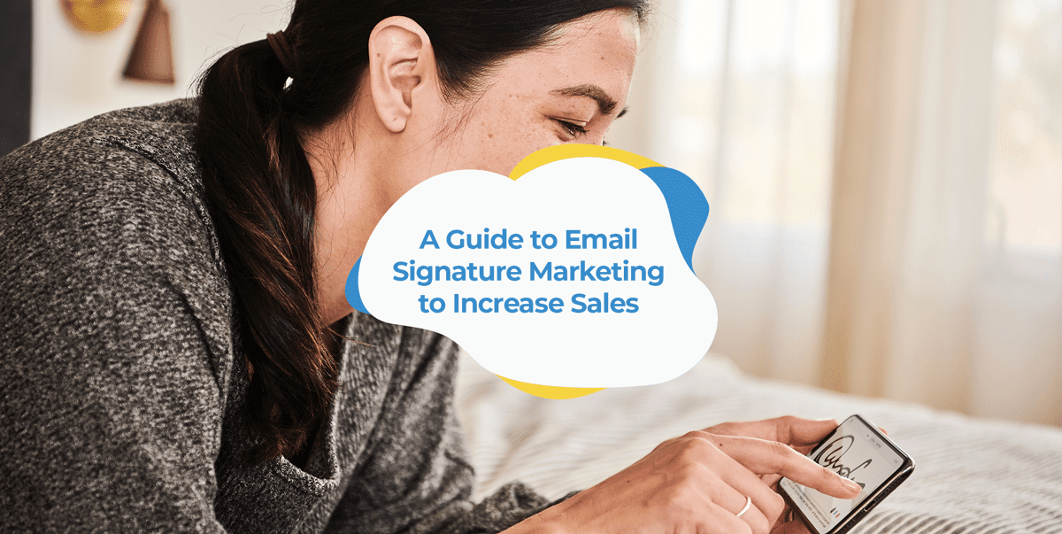 Email signature marketing solution