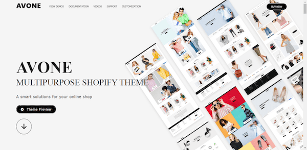 avone shopify blog theme