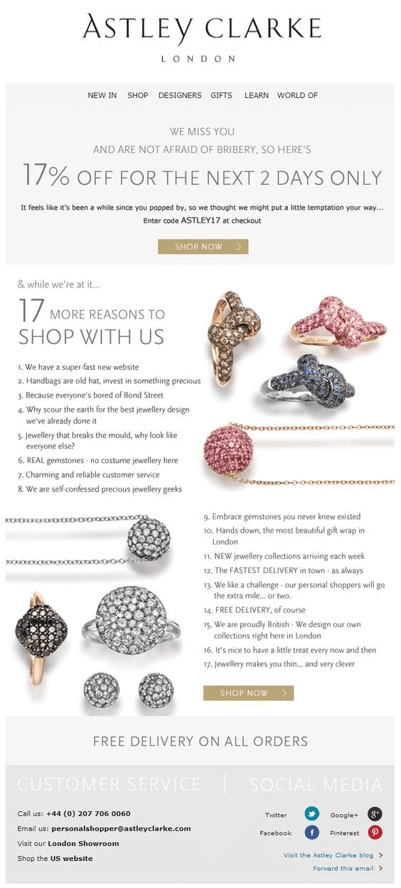 10 Great Jewelry Email Design Examples To Get Inspired By 