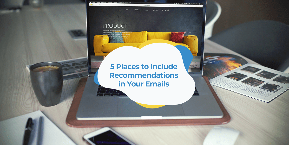 product recommendations in your emails