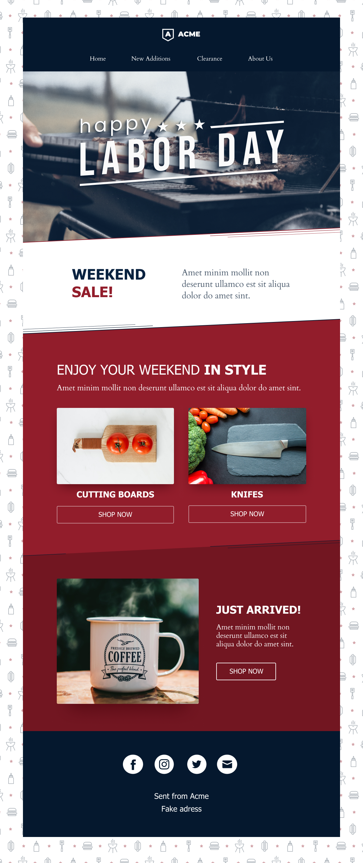 SmartrMail Free Labor Day Email Templates